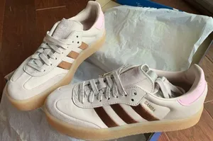 Adidas Samba Low Grey Putty White Master Quality Shoes