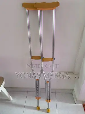 Photo - Crutches/Cranch●|●ክራንች\°One-Button Adjustment, Easy to Store