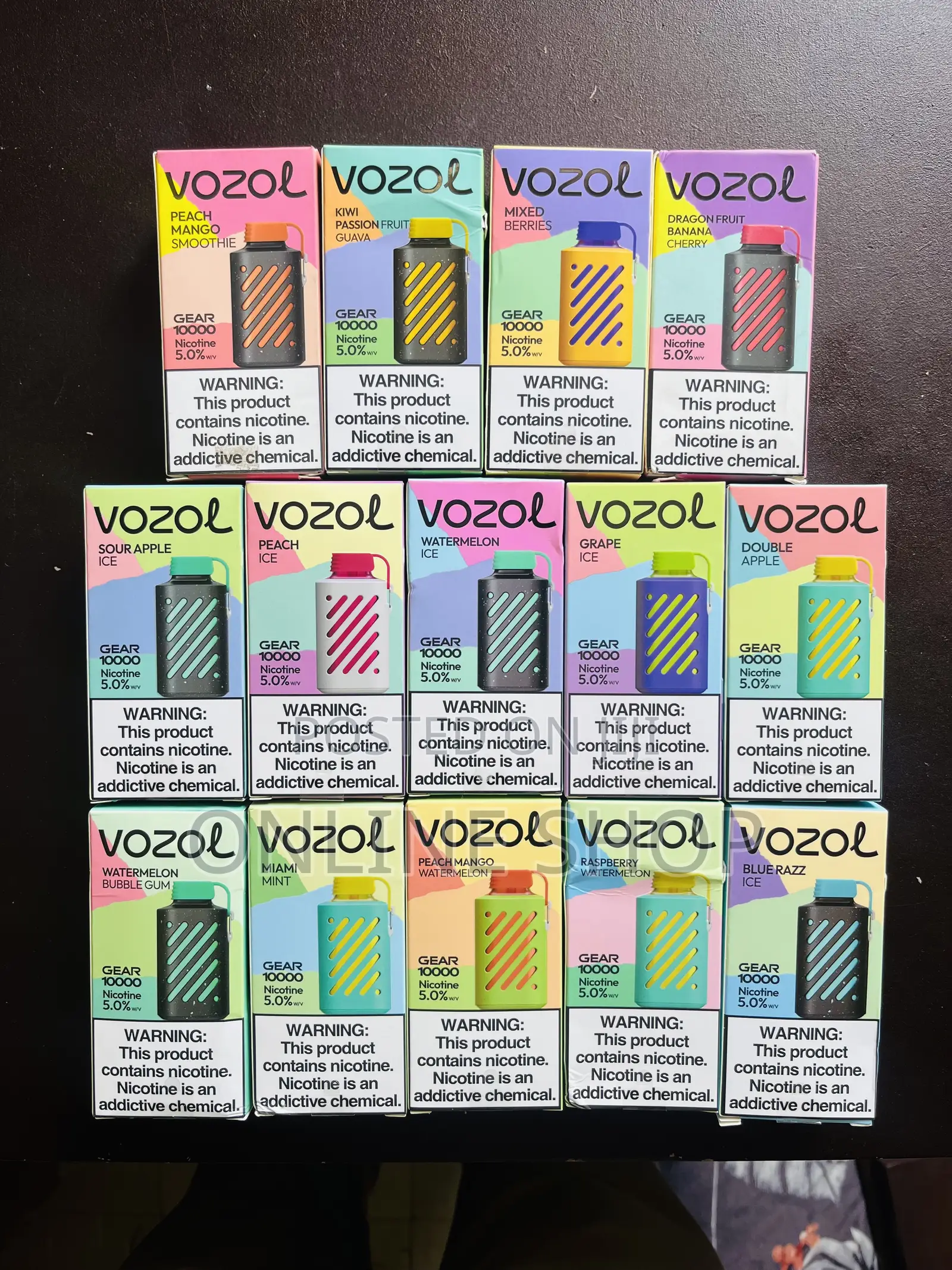 Original Vozol Gear 10,000puff Vape