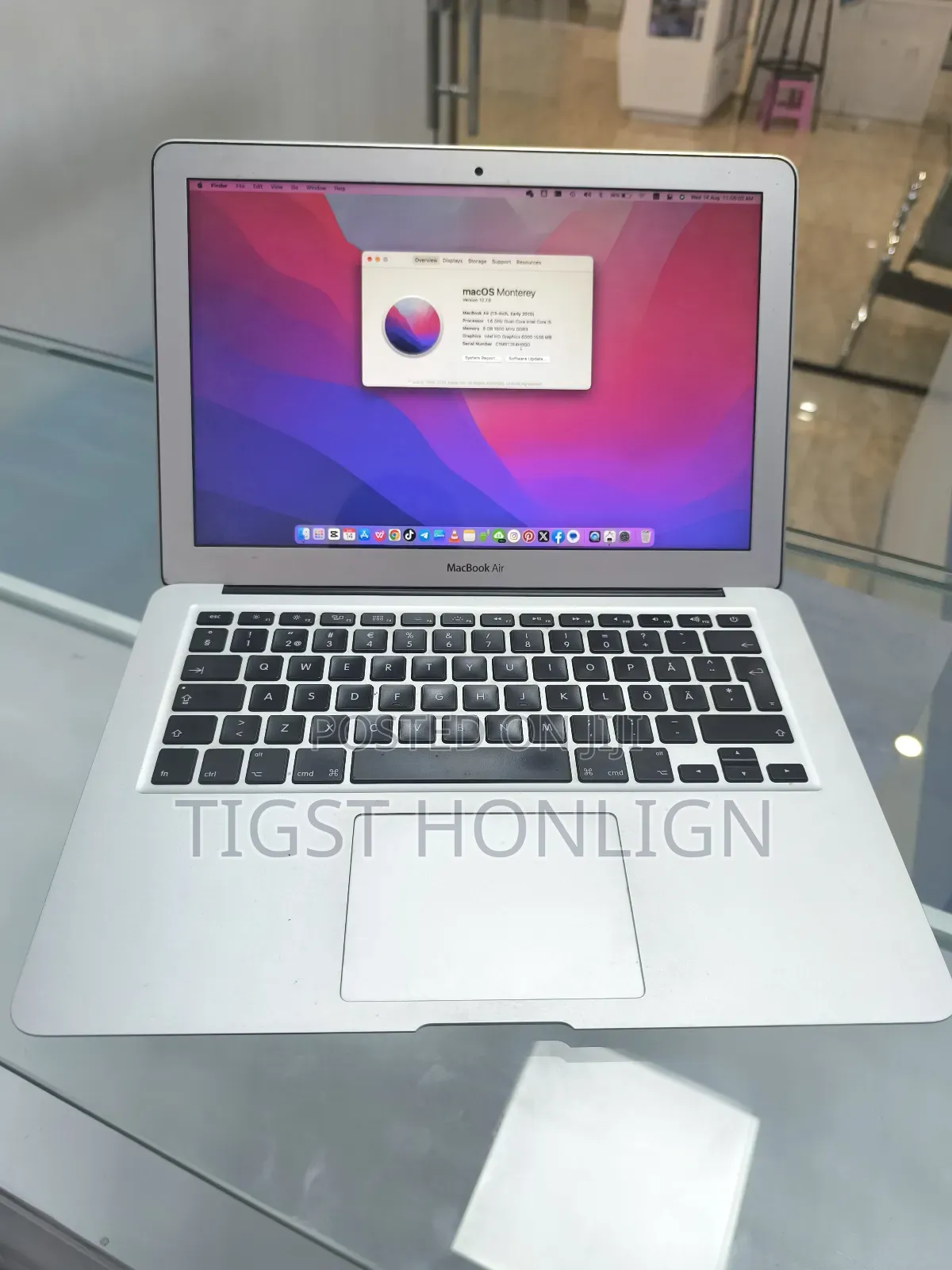 New Laptop Apple MacBook Air 2015 8GB Intel Core I5 SSD 256GB