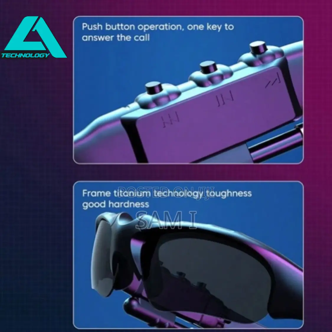 ባለ ብሉቱዝ የዓይን መነፅር