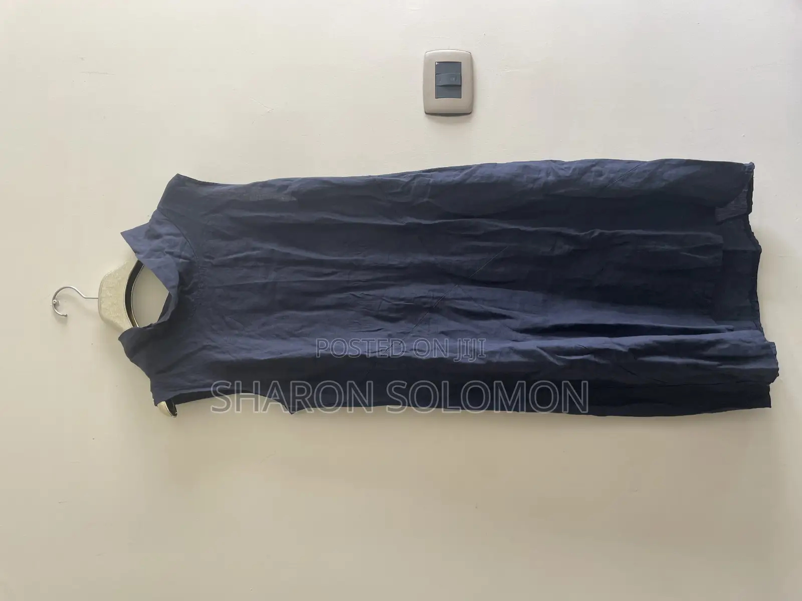 Sleeveless Navy Dress