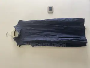 Sleeveless Navy Dress