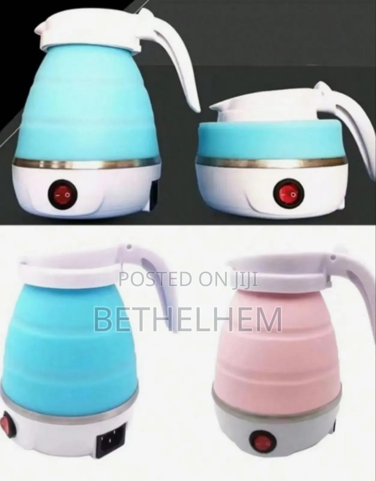 Foldable Electric Kettle – 600ml
ተጣጣፊ የኤሌክትሪክ ሶኬት የሚሰራ ቦይለር