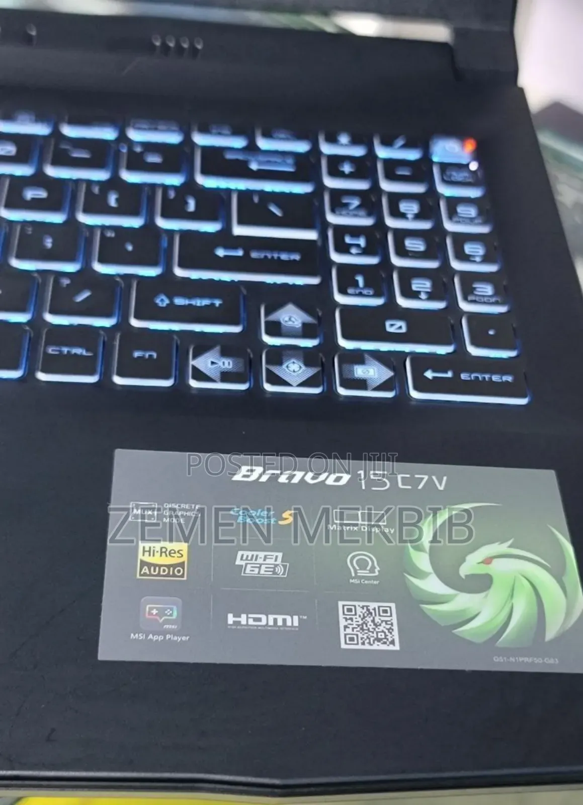 New Laptop MSI GF63 16GB AMD Ryzen 5 SSD 512GB