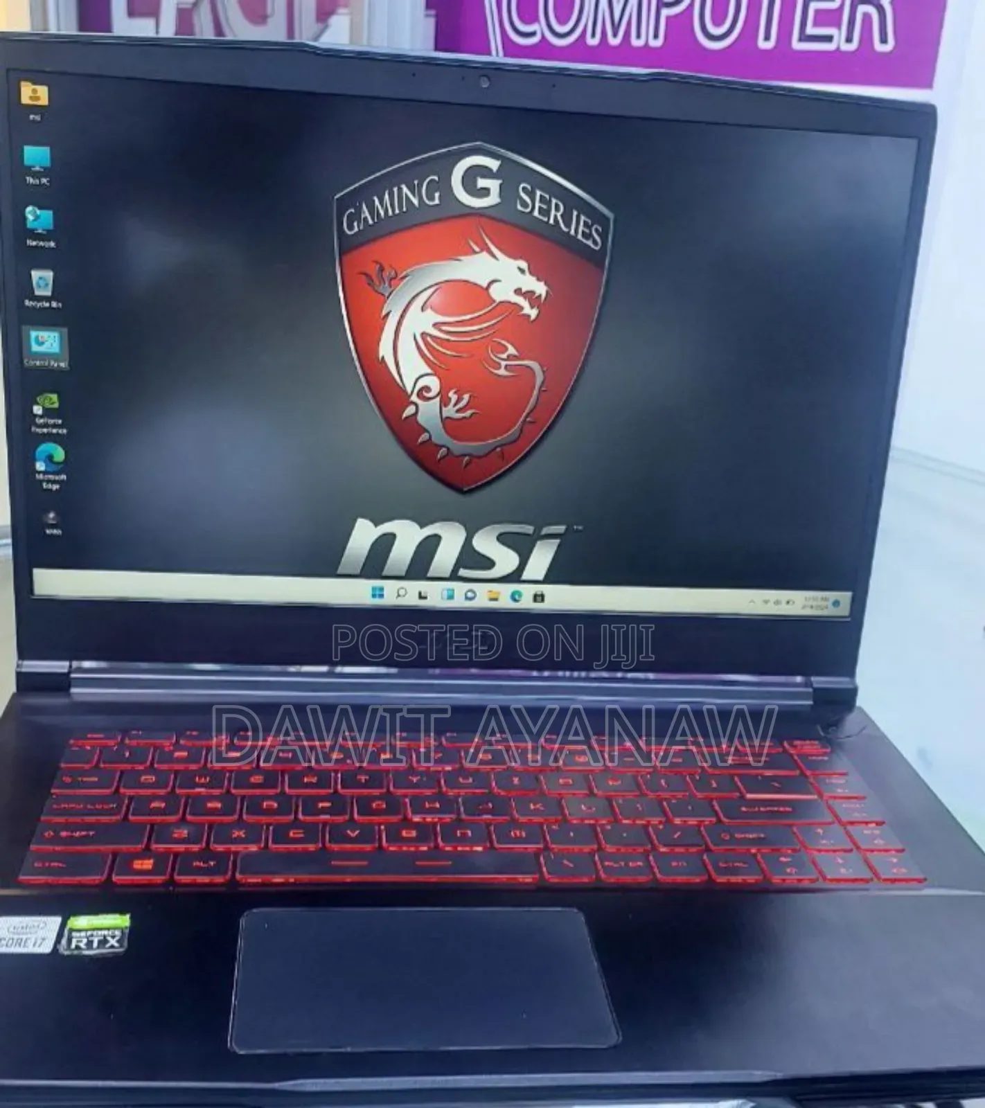 New Laptop MSI 24GB Intel Core I7 SSD 512GB
