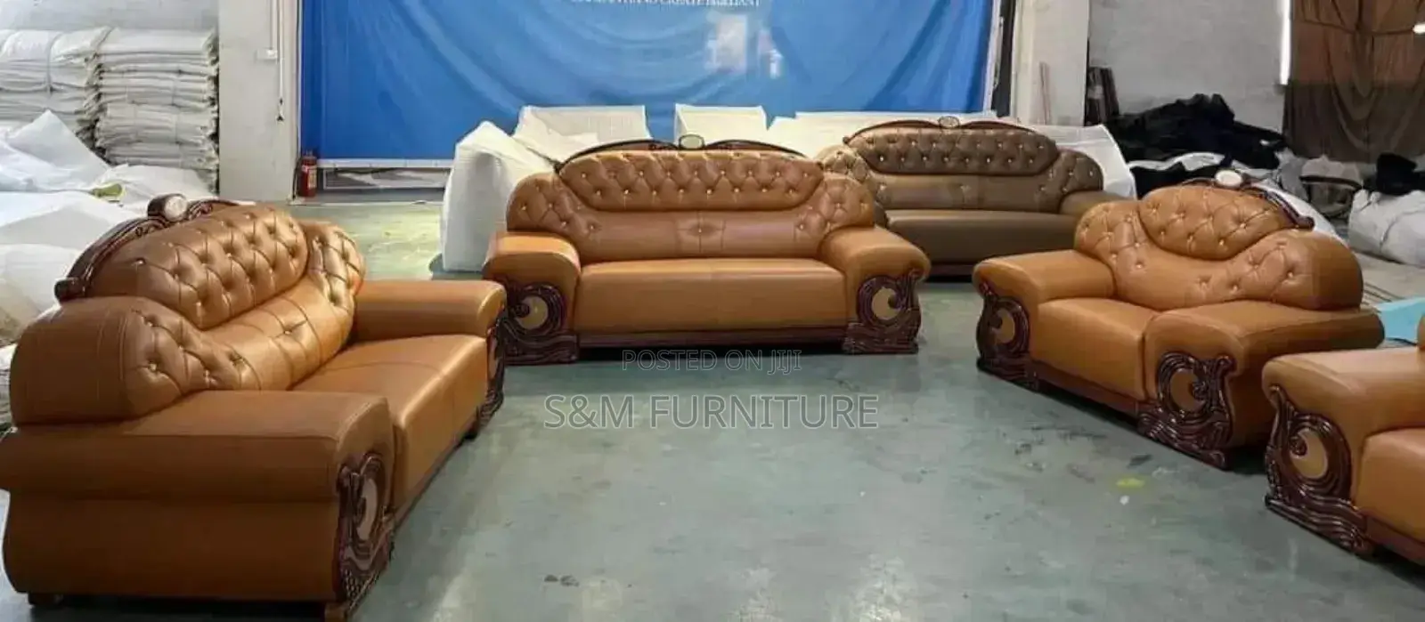 Full Leather Sofa