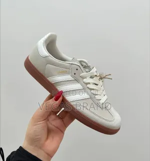 Photo - Adidas Samba Low Grey White Master Quality Shoes