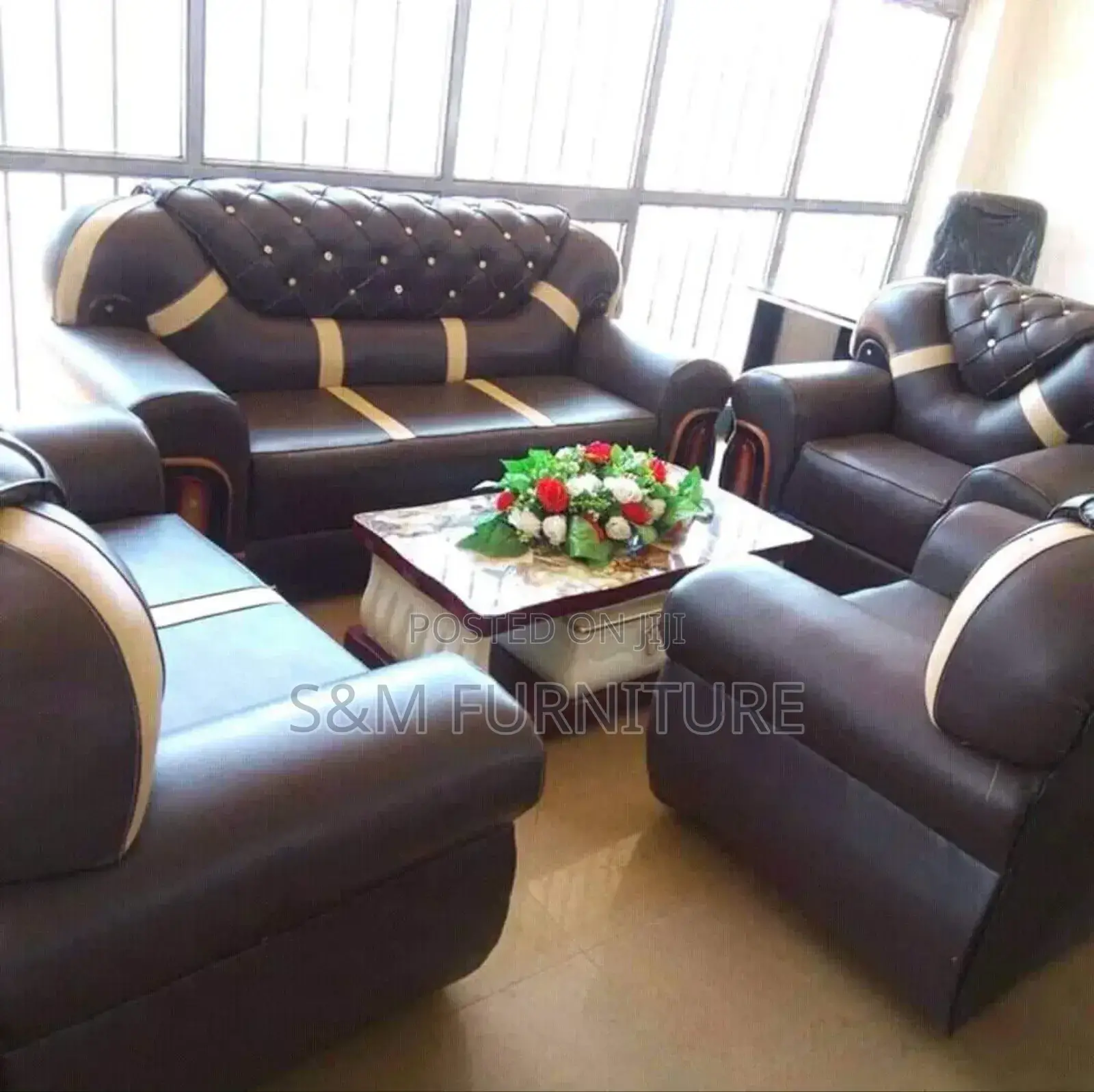 Full Leather Sofa