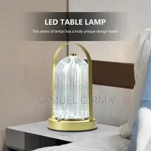  Rechargeable Crystal Table Lamp