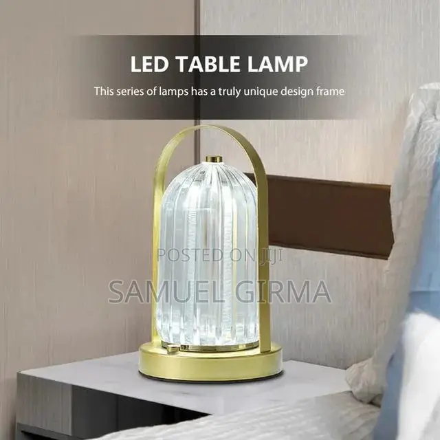  Rechargeable Crystal Table Lamp