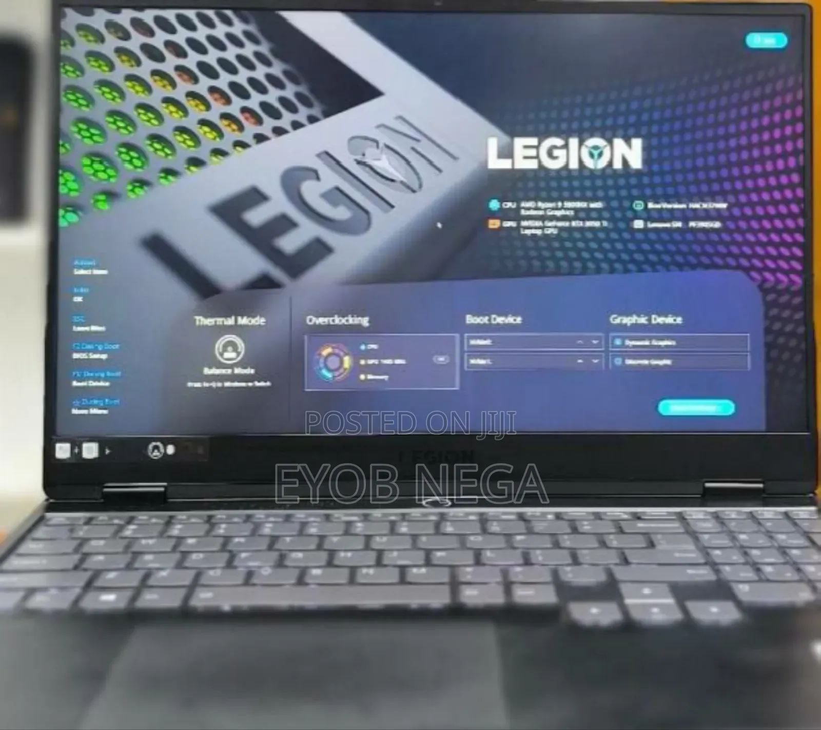 New Laptop Lenovo Legion 5 16GB AMD Ryzen 9 SSD 512GB
