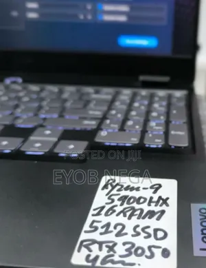 New Laptop Lenovo Legion 5 16GB AMD Ryzen 9 SSD 512GB