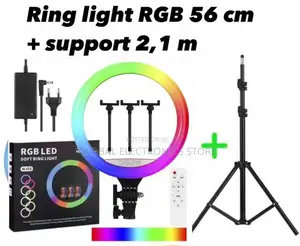 Photo - Original RGB 22'' Inch Ringlight 56cm With 2.1 Meter Stand