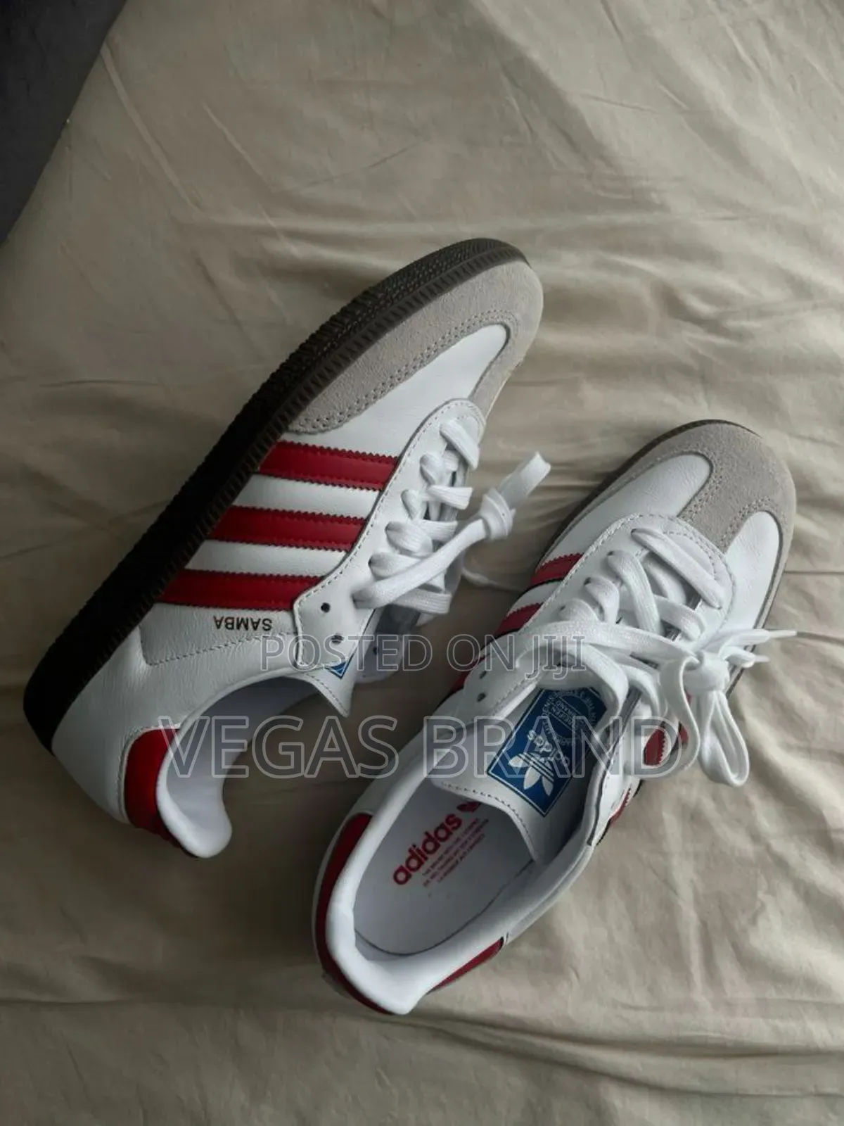 Adidas Samba Low White Red Master Quality Shoes