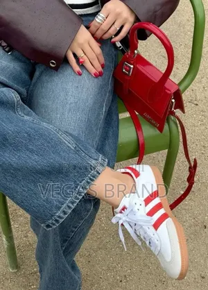 Adidas Samba Low White Red Master Quality Shoes