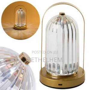 Photo - Rechargeable Crystal Table Lamp