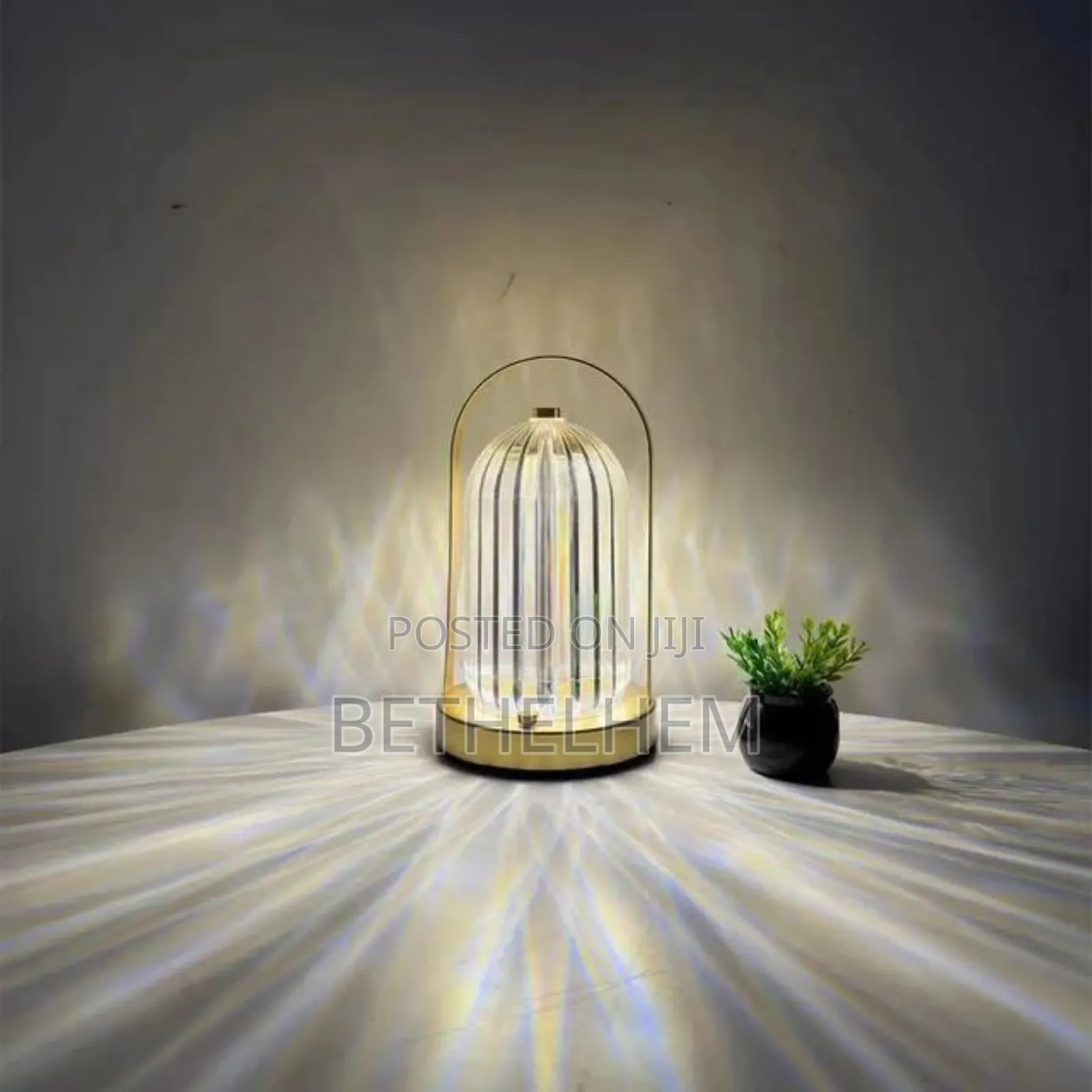 Rechargeable Crystal Table Lamp
