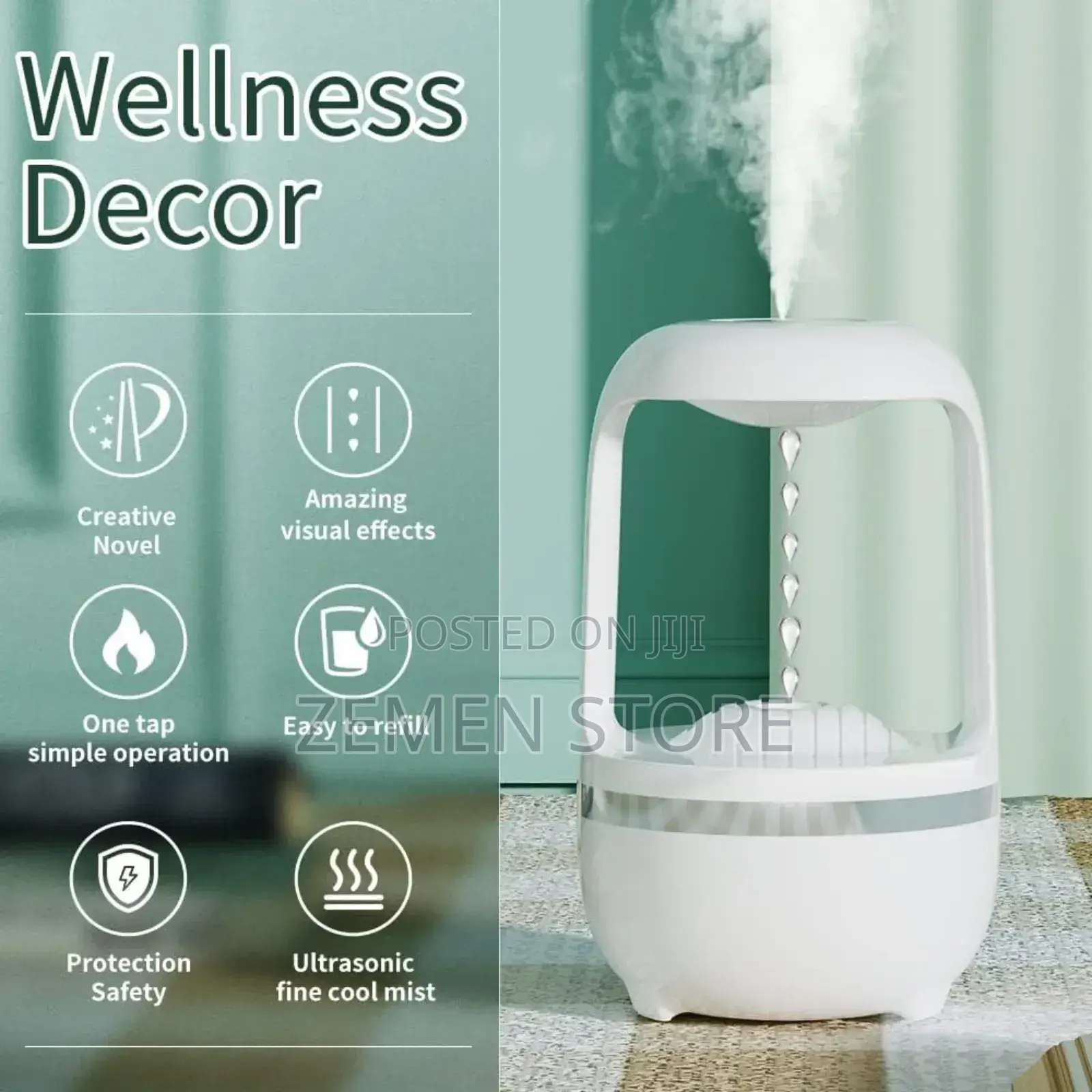 Anti Gravity Humidifier and Desk Decor