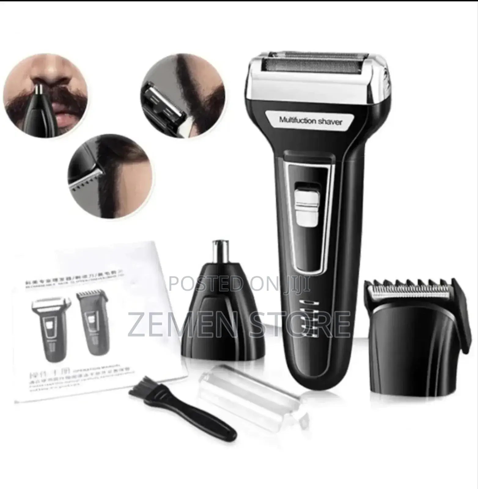 3 in 1 Hair Beard Trimmer Shaver Machine