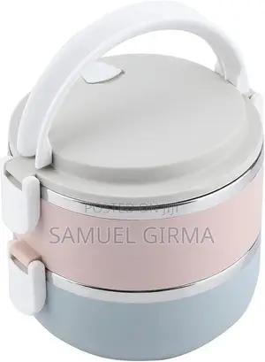 Photo - 2 Layer Stainless Still Lunch Box