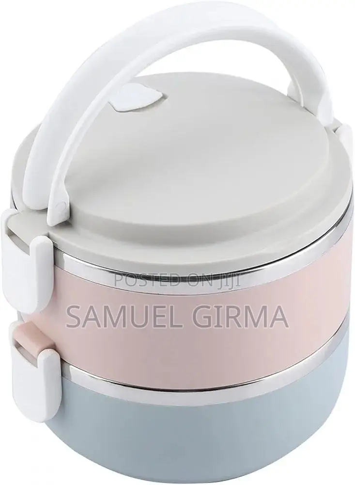 2 Layer Stainless Still Lunch Box