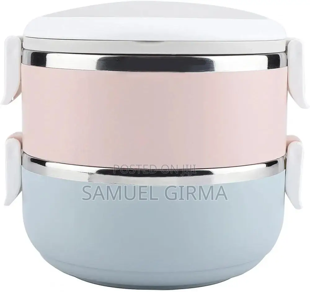 2 Layer Stainless Still Lunch Box