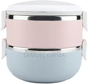 2 Layer Stainless Still Lunch Box