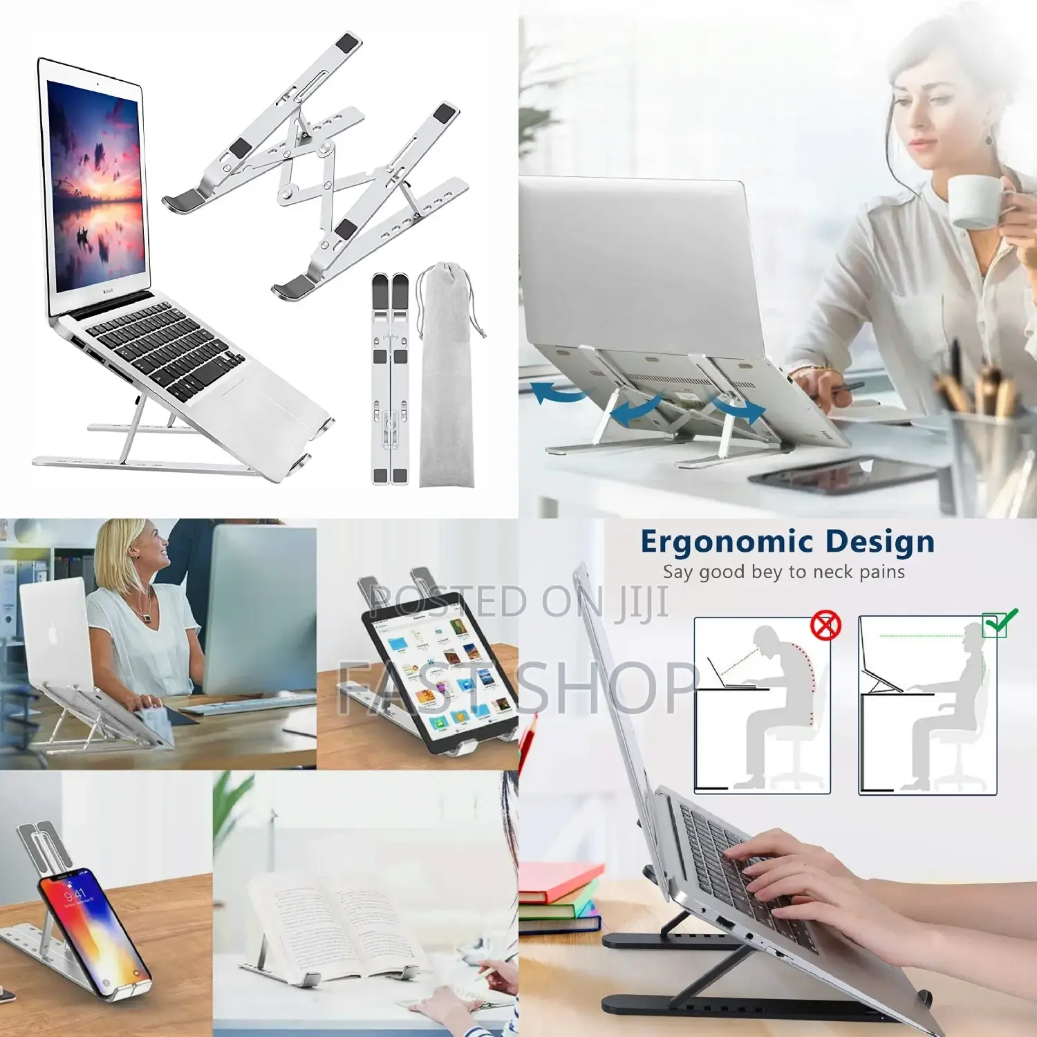 Aluminum Laptop Tablet Stand