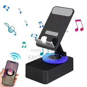 Rotating Phone/Tablet Stand Bt Speaker