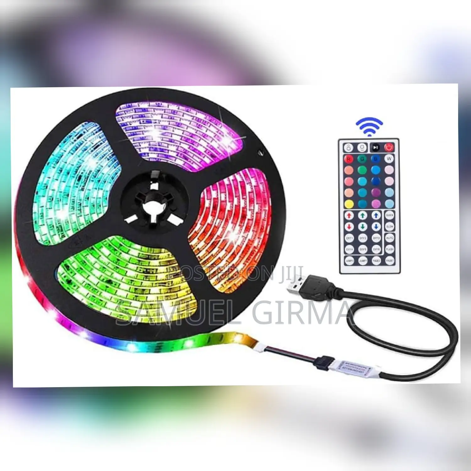 5M Led Strip Light Is a Color Changing RGB LED Strip