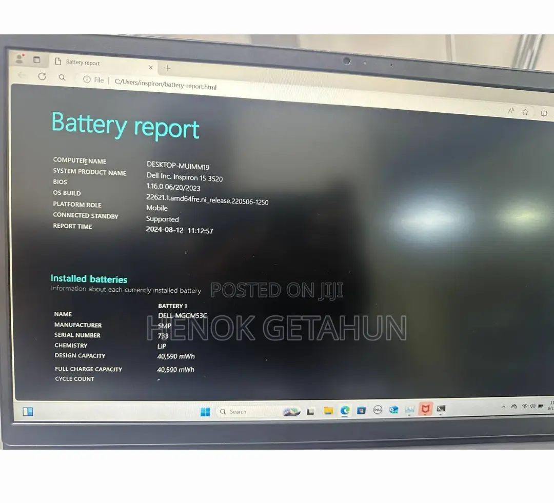 New Laptop Dell Inspiron 15 8GB Intel Core I5 SSD 512GB