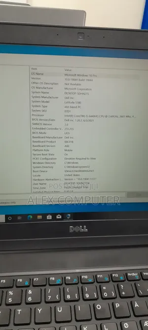 New Laptop Dell Latitude 15 5580 8GB Intel Core I5 SSD 512GB