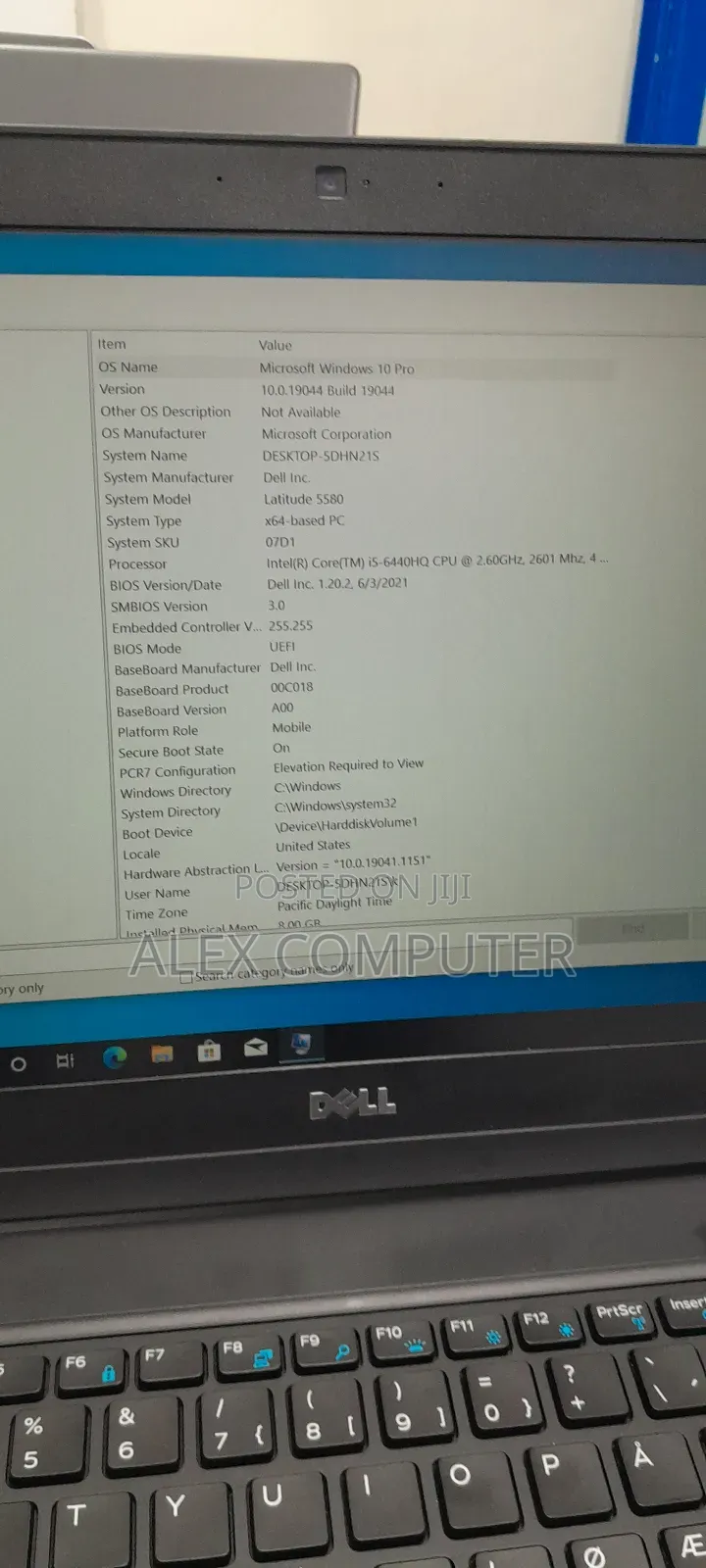 New Laptop Dell Latitude 15 5580 8GB Intel Core I5 SSD 512GB