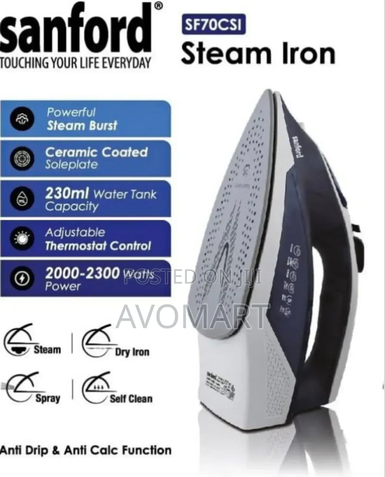 Sanford Steam Iron
