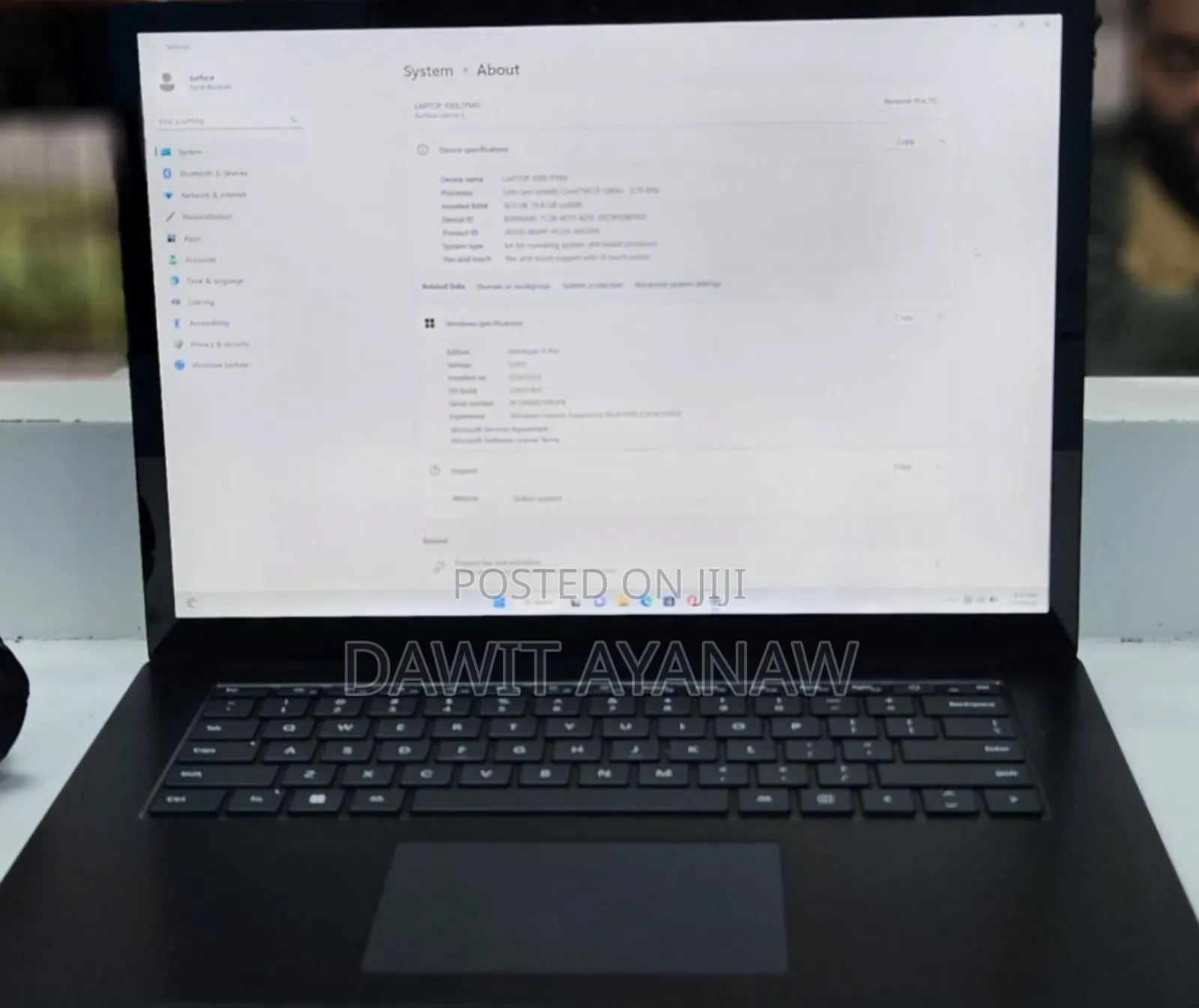 New Laptop Microsoft Surface Laptop 5 16GB Intel Core I7 SSD 256GB
