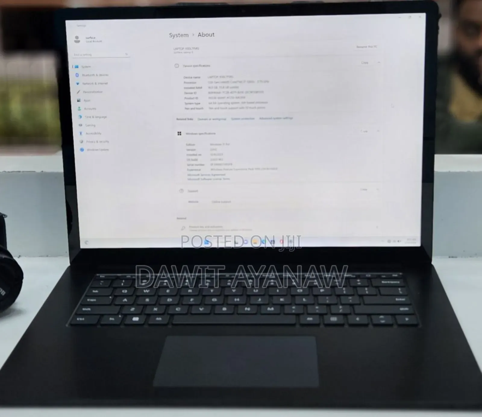 New Laptop Microsoft Surface Laptop 5 16GB Intel Core I7 SSD 256GB