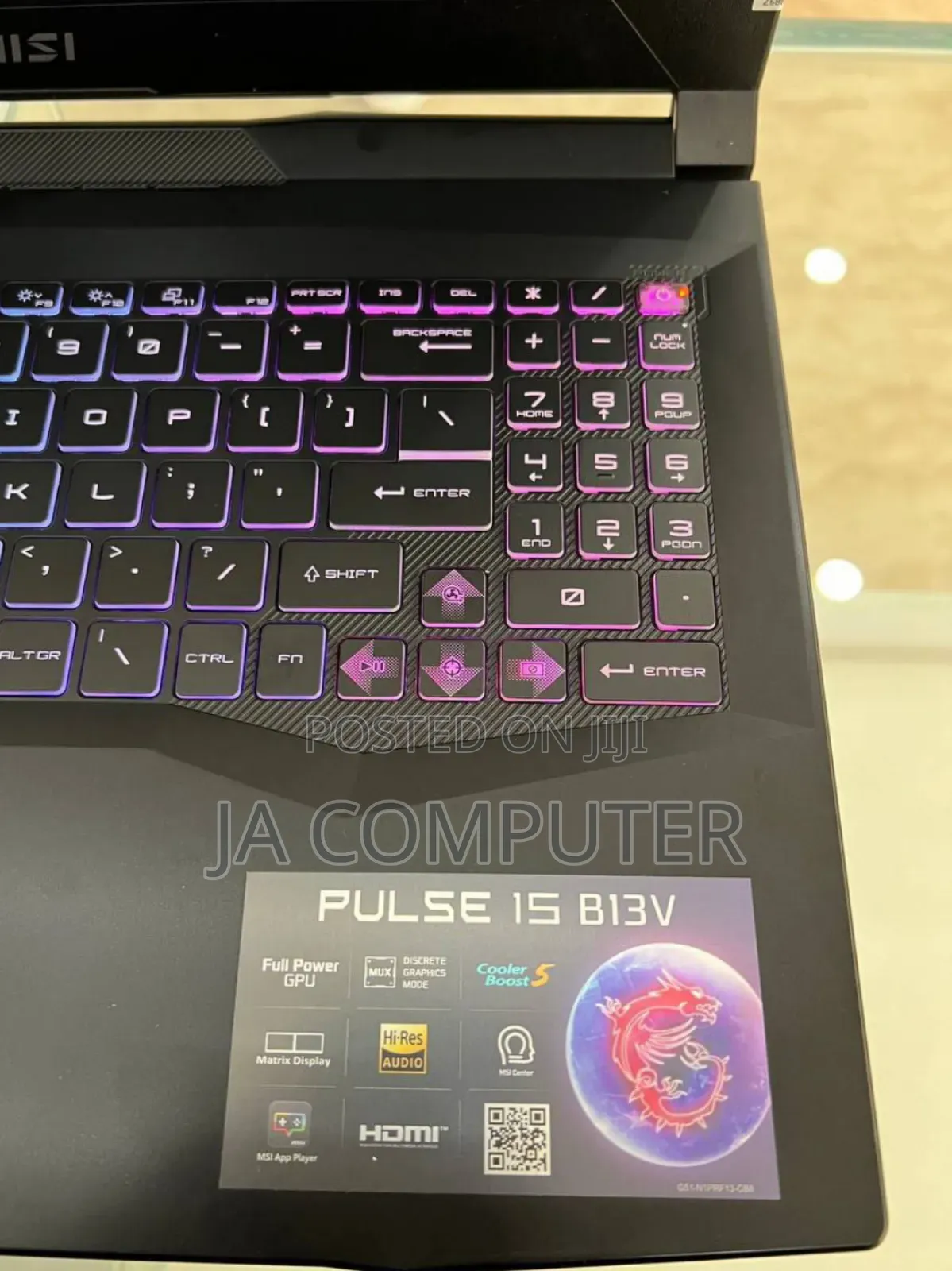 New Laptop MSI Pulse GL66 16GB Intel Core I9 SSD 1T