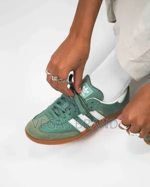 Photo - Adidas Samba OG Silver Gum Woman's Master Quality Shoes