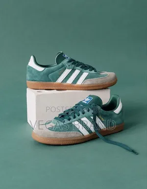 Photo - Adidas Samba OG Silver Gum Woman's Master Quality Shoes