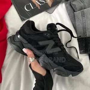 Photo - New Balance 9060 Triple Black Sneaker Master Quality Shoes