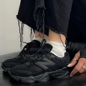 New Balance 9060 Triple Black Sneaker Master Quality Shoes