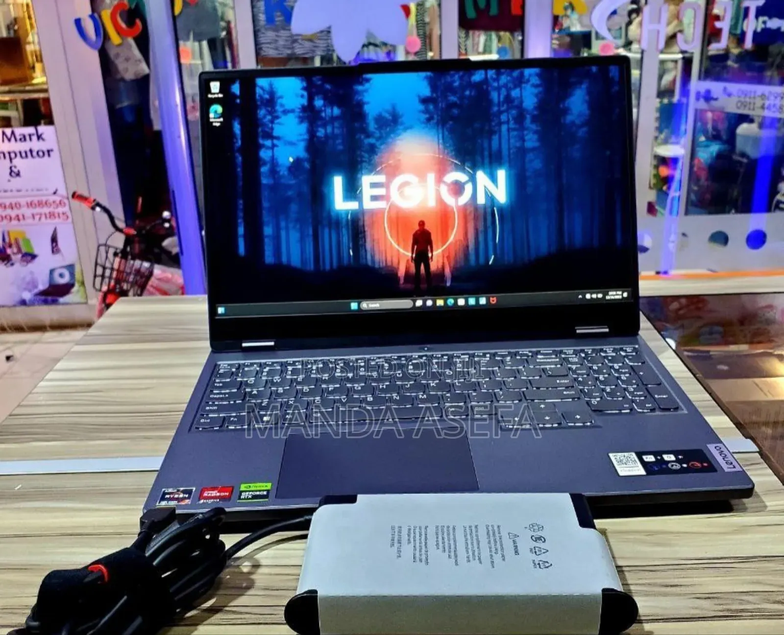 New Laptop Lenovo Legion 5 16GB AMD Ryzen 7 SSD 1T