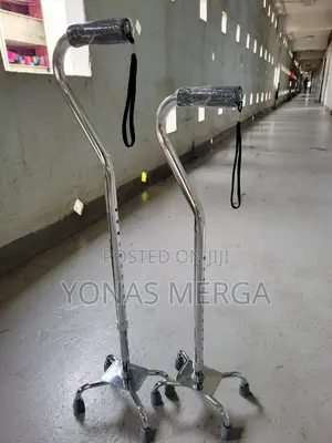 Photo - 4 Leg Pure Aluminum Important Walking Stick=For Citizen,Old