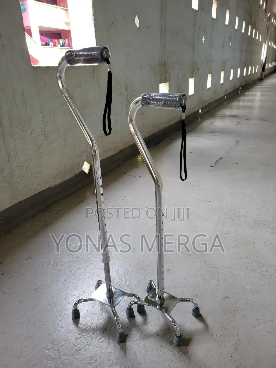 Walking Stick Practical 4 Foot Crutches for Old Man Disabled