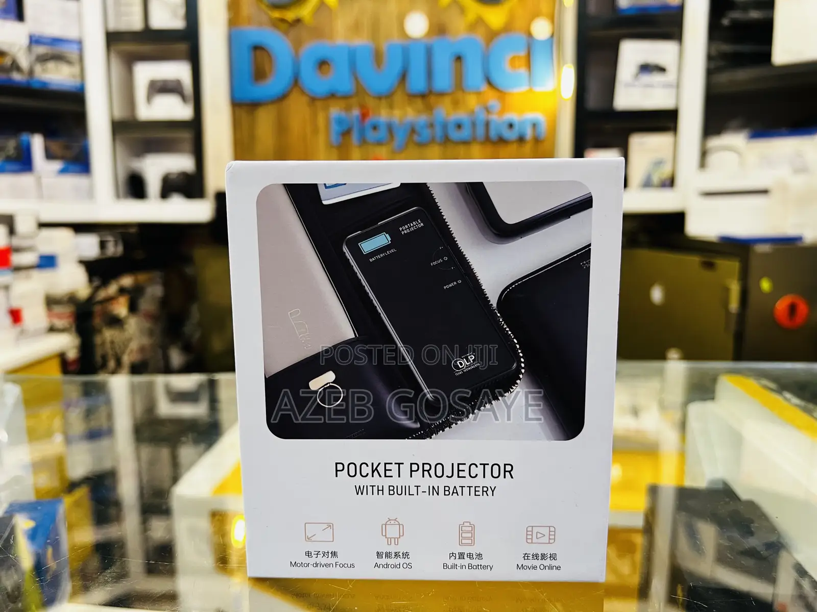 Mini Projector, AKIYO DLP Portable Projector