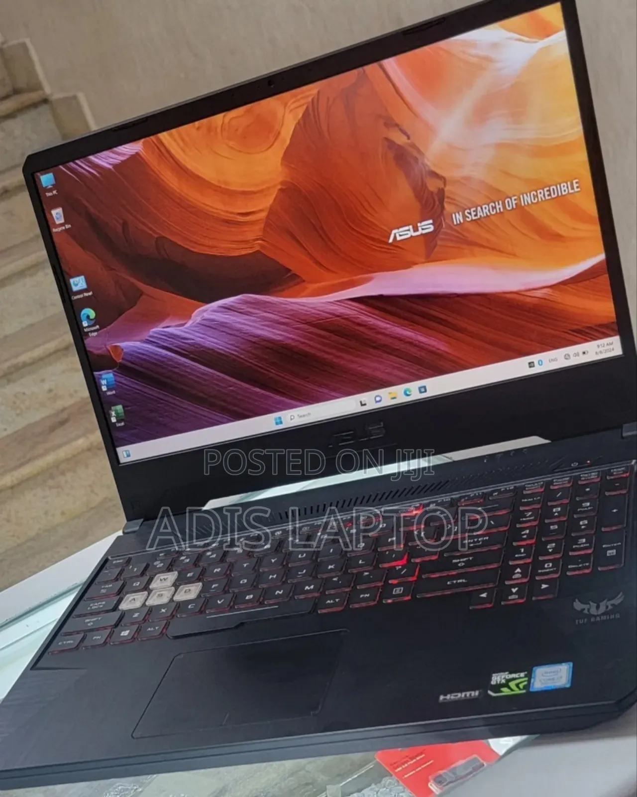 New Laptop Asus TUF Gaming A15 16GB Intel Core I7 SSD 512GB