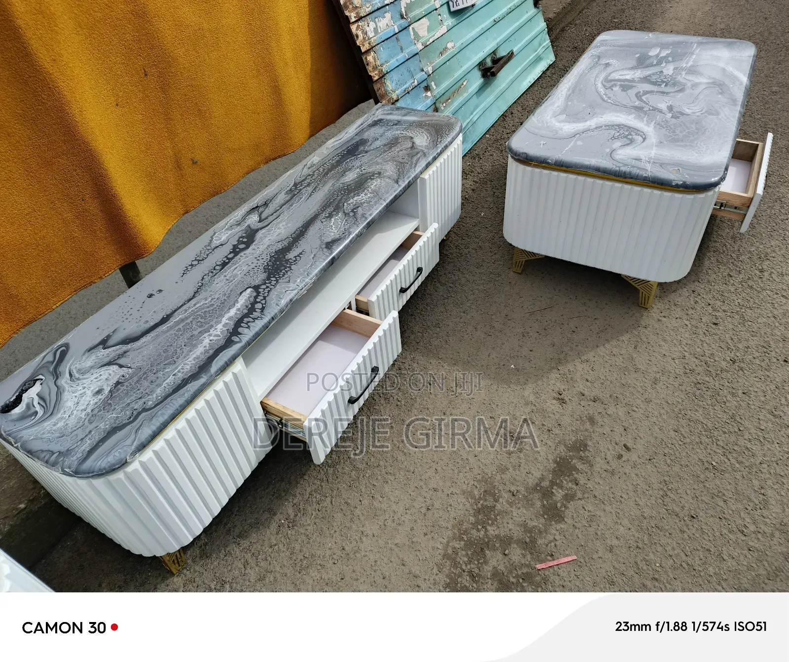 Match Epoxy Table Tv Stand