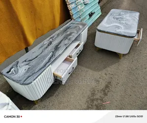 Epoxy Match Table Tv Stand