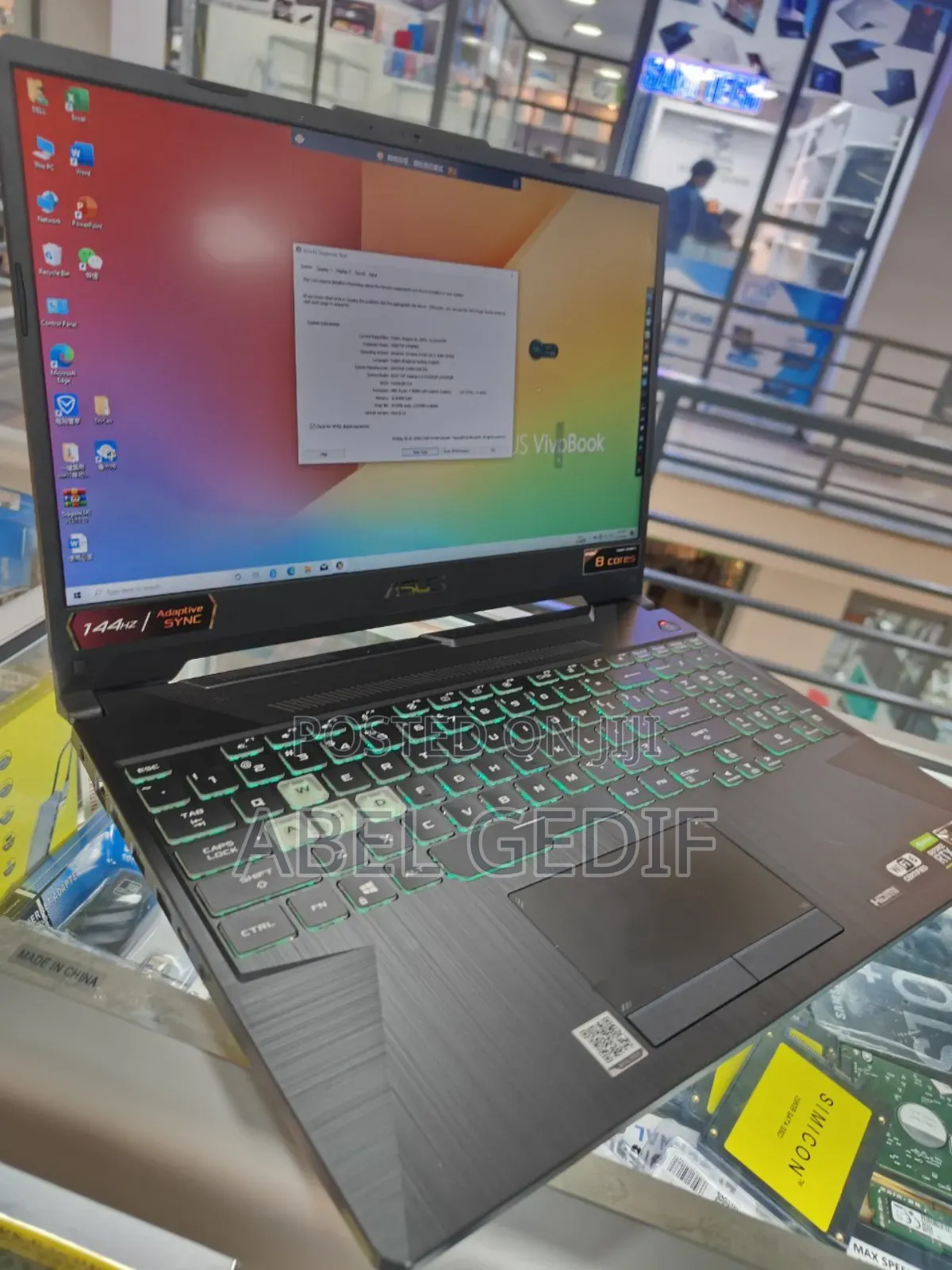 New Laptop Asus TUF Gaming A15 16GB AMD Ryzen 7 SSD 512GB